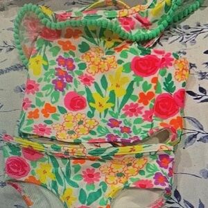 Floral Kids Swim Set